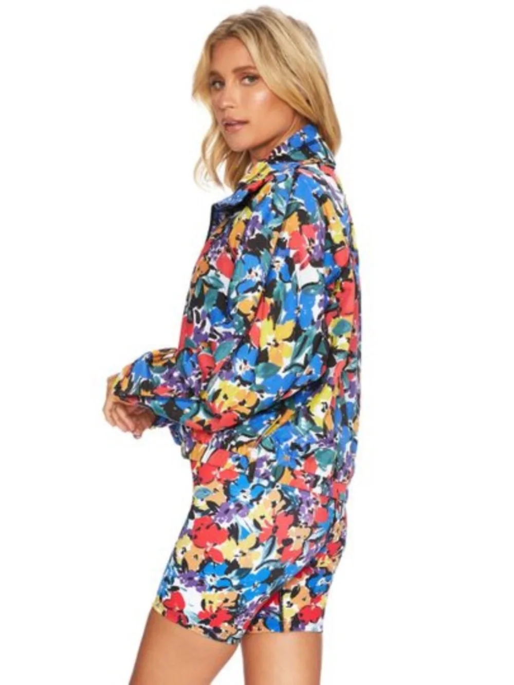 NEW Revolve Beach Riot Erica Jacket Buttercup Floral Small